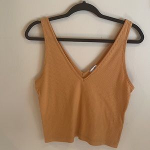 Love, Fire Cropped Tank